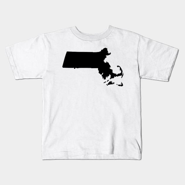 Massachusetts State Kids T-Shirt by sweetsixty